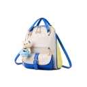 Designer Color Block Shoulder Bag Satchel Backpack for Women 27*11*30 CM