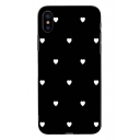 Cute Allover Heart Printed Shatter-Assistant Glass Mobile Phone Case for iPhone