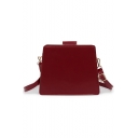 Elegant Solid Color Long Strap Crossbody Shoulder Bag for Women 21*7*18 CM