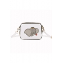 Fashion Elephant Printed Shoulder Messenger Bag Camera Bag 20*7*14 CM