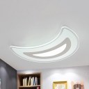 Acrylic Crescent LED Flush Ceiling Light Modern Warm/White Lighting Ceiling Lamp for Hallway