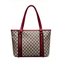 Fashion Classic Stripe Printed Large Capacity Shoulder Tote Bag Handbag 42*12*27 CM