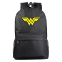 Simple Fashion Logo Letter W Print Casual School Bag Backpack 31*18*47 CM