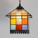 Tiffany Antique Style Hanging Light 1 Light Stained Glass Ceiling Light for Living Room