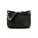 Minimalist Plain Chain Strap Shoulder Bag for Women 30*8.5*16.5 CM