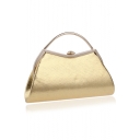 Fashion Solid Color Rhinestone Embellishment Clutch Handbag for Women 23.5*5.5*17.5 CM