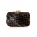 Hot Fashion Rhinestone Embellishment Mini Evening Clutch with Chain Strap 16*10*6 CM