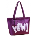 Graphic Pattern Lightweight Waterproof Oxford Cloth Travel Shoulder Bag Tote Shopper Bag 33*13*31 CM
