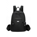 New Fashion Waterproof Black Oxford Cloth Casual Backpack 28*22*12 CM