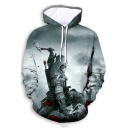 Fashion Cool 3D Comic Character Pattern Long Sleeve Sport Casual Hoodie