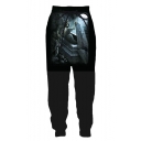 Unisex Cool Fashion Popular Skull 3D Printed Casual Relaxed Jogging Sweatpants