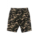 Summer New Fashion Cool Camouflage Printed Multi-pocket Casual Cotton Cargo Shorts