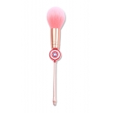 Cool Star Logo Shield Design Pink Cosmetic Brush