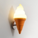 Kindergarten Ice Cream Cone Wall Light Acrylic Warm Lighting Wall Lamp
