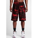New Fashion Popular Camouflage Printed Zipped Pocket Elastic Waist Loose Fit Casual Quick-drying Basketball Shorts