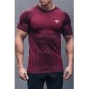 Mens Short Sleeve Round Neck Quick Dry Breathable Plain Cotton Tee