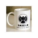 Welcome to Level 7 Shield Eagle White Porcelain Mug Cup