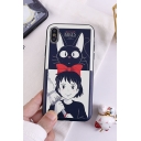 New Fashion Comic Girl with Totoro Printed Mobile Phone Case for iPhone
