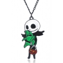 Halloween Funny Pumpkin Comic Skull Character Shaped Pendant for Gift