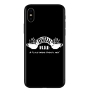 Hot Trendy Friends Central Perk Coffee Cup Printed Black iPhone Case