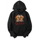 Popular Band QUEEN Animal Printed Long Sleeve Unisex Casual Sports Hoodie