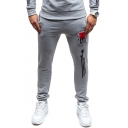 Men's New Fashion Graphic Printed Casual Relaxed Fit Sports Sweatpants