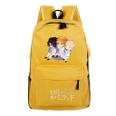 The Promised Neverland Comic Character Printed Students School Bag Backpack 32*16*46cm