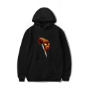 New Stylish Halloween Ghost Hand Knife Printed Long Sleeve Unisex Casual Pullover Hoodie