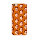 Funny Allover Figure Printed Orange Mobile Phone Case for iPhone