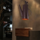 Kettle Ceiling Pendant Lights Modern Stainless Steel 1 Head Hanging Pendant Lights for Restaurant