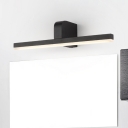 Metal Rectangle Wall Light Fixture Modern Led Vanity Light with Frosted Diffuser