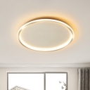 Thin Round Bedroom Flush Lamp 16