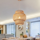 Modern Tiered Bamboo Pendant Lamp 15