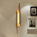 Wrapped Wall Lighting Modernism Metal 1 Head Brown Sconce Light Fixture for Living Room