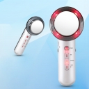 Hand-Held Plug-in Slimming Instrument Ultrasonic LED Micro Electric EMS Into High & Low Grade Beauty Instrument, White