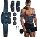 Abs Stimulator Abdominal Toning Belt EMS Trainer Silicon Electronic Muscle Toner Wireless Weight Loss Ultimate Training Muscle Building Exercise & Fitness Gym Workout For Men Women Leg Abdomen
