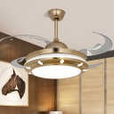 Modern Circle Ceiling Fan Lamp Fixture 42