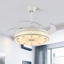 Modernism Flower Ceiling Fan Lamp 42