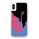 Fashionable Pretty Pouring Milk Printed iPhone X Case in Black