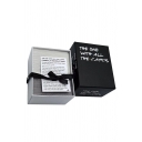 Black Funny Party Games Letter THE ONE WITH ALL THE CARDS Printed Popular Card