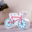 Bike Plastic Plug-in Night Light Kids Style Red and Blue LED Wall Lamp for Boys Room