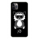Creative Skull Letter Xo Graphic iPhone 11 Pro Max Phone Case in Black
