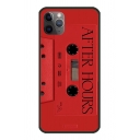 Trendy Letter After Hours Tape Graphic iPhone 11 Pro Max Phone Case in Red