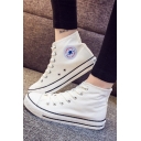 Fashionable Letter Star Print Leisure Casual Ankle Plimsolls Shoes