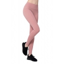 Sexy Womens High Waist Ankle Length Skinny Stretchy Yoga Pants in Pink