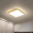 Metallic Square Ceiling Lighting Simplicity 16.5