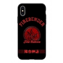 Stylish Letter Firebender Fire Graphic iPhone 11 Pro Max Phone Case in Black