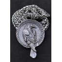 Chic Street Viking Crow Vintage Pendant Necklace for Guys