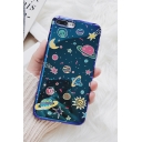 Cute Cartoon Galaxy Pattern iPhone Mobile Phone Case