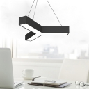 Black/White Y Designed Pendant Contemporary 14